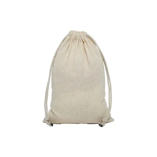 Roomy Cotton Muslin Pouch 12" x 18" {3}