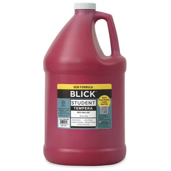 Blick Student Tempera Paint - Red, 128 oz bottle {2}