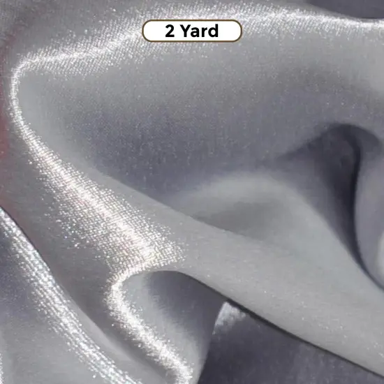 Superior Quality Crepe Back Satin Fabric 60" Wide Multiple Colors Silver {1}
