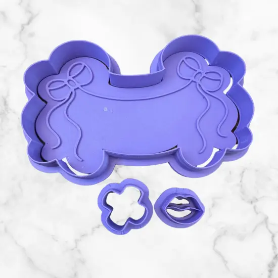 Valentine's Banner Day Cookie Cutter {4}