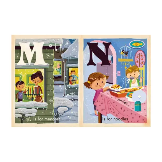 D IS FOR DREIDEL: A HANUKKAH ALPHABET BOOK {3}