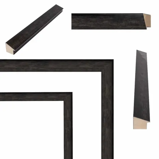 Gunmetal Slope Glossy Black Picture Frame 14x18 frame {2}