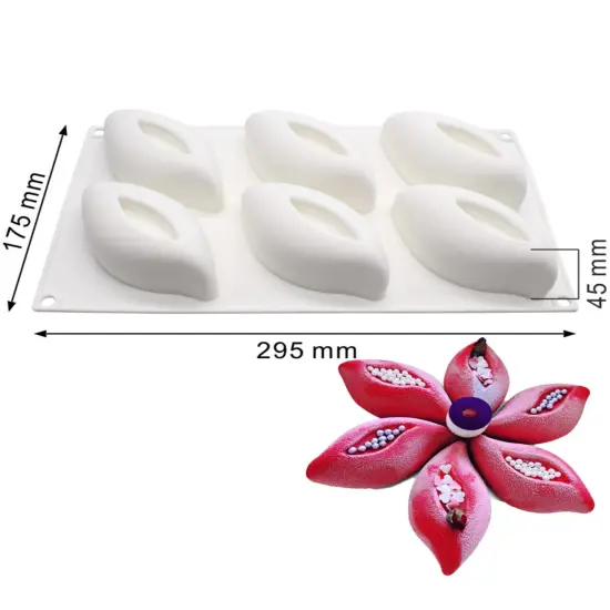 3d Flowers Shapes Mousse Cake Mold {2}