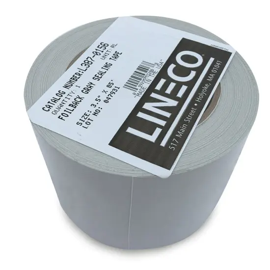 Lineco Self-Adhesive Frame Sealing Tape, 3.5 inches X 85 Feet, Blue/Gray (L387-0156) {1}