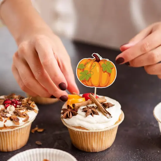 Thanksgiving Cupcake Toppers {6}