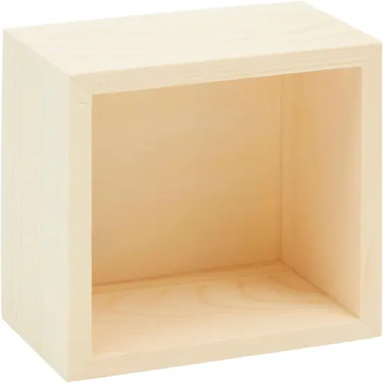 10 Unfinished Small Wooden Boxes for Crafts with 1 Sanding Sponge (4 In, 11 Pieces) - Mini Wooden Crates - Mini Crates For Centerpieces {3}