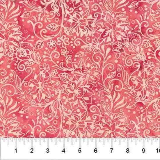 Banyan 83041-21 DANDELION WISHES - Stylized Floral - Blush 45" Fabric Per Yard {1}