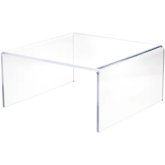 Plymor Clear Acrylic Short Square Display Riser {1}