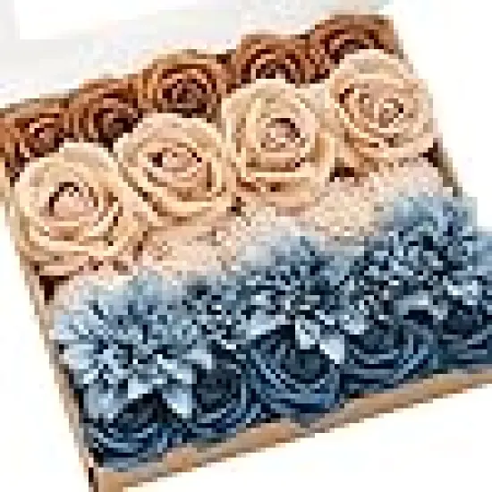 Dahlia Faux Foam Roses Combo for DIY Wedding Bouquets {1}