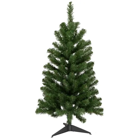 Northlight Blackwater Fir Medium Artificial Christmas Tree - 3' - Unlit Green {3}