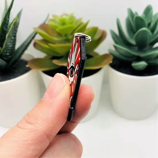 Red Coffin with Seeing Eye Charms, 43x23.5mm {3}