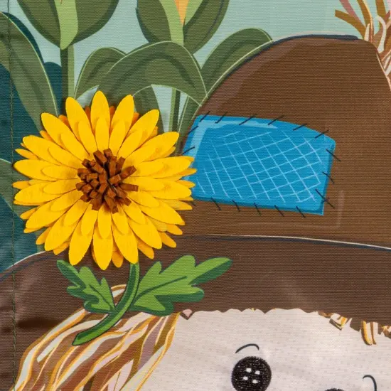 Scarecrow and Friend Fall Garden Flag 2 Sided {3}