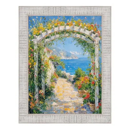 Rustic Wood White Wash Picture Frame 24x36 frame {4}