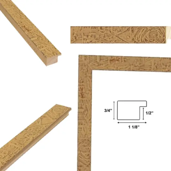 Slim Tan Chabi Chic Farmhouse Barnwood Rustic Picture Frame 18x24 frame {3}