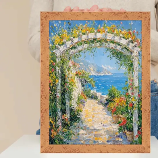 Slim Tan Chabi Chic Farmhouse Barnwood Rustic Picture Frame 8x10 frame {7}