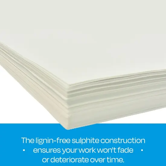 Sax Sulphite Drawing Paper, 60 lb, 24 x 36 Inches, Extra-White, Pack of 250 {7}