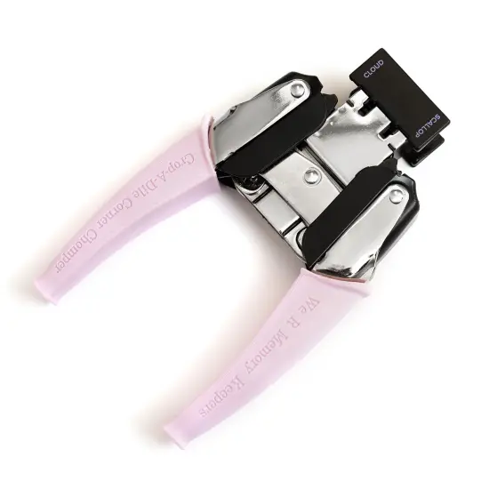 We R Crop-A-Dile Retro Corner Chomper Tool-Scallop & Cloud {3}