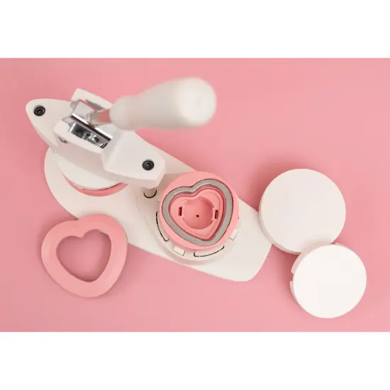 We R Button Press Refill Pack Kit-Heart - Makes 9 Pins {5}