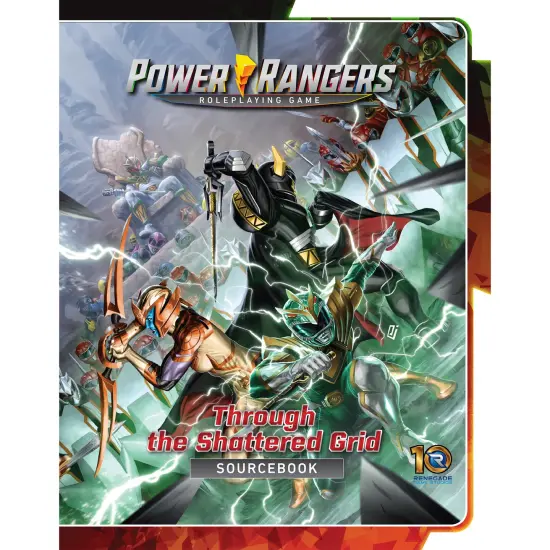 Renegade Games: Power Rangers Roleplaying Game - Through the Shattered Grid Sourcebook - Hardcover RPG Book, Power Rangers Universe Stories, Ages 14+ {3}
