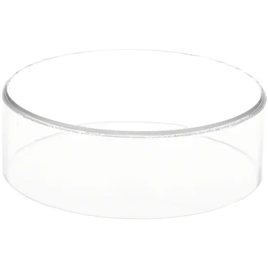 Plymor Clear Acrylic Round Cylinder Display Riser, 2" H x 6" D {1}