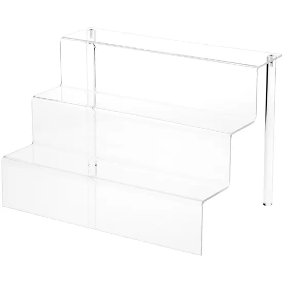 Plymor Clear Acrylic 3-Step Display Stairs {1}