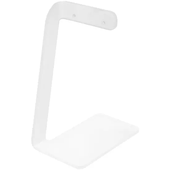 Plymor Frosted Acrylic Signpost-style Pair Hanging Earring Display Stand, 2.375" W x 3.5" D x 5" H {1}