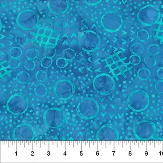 Banyan 83390-44 - JITTERBUG - Main Doodle - Blue Purple 45" Fabric Per Yard {1}