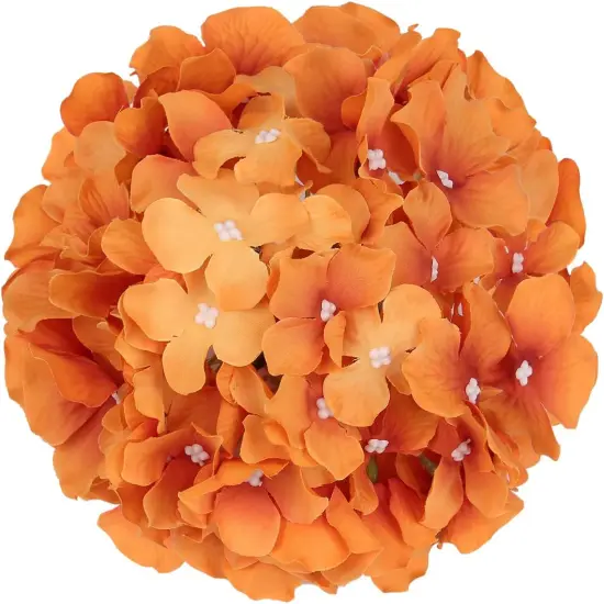 Silk Hydrangea Heads Artificial Flowers {2}