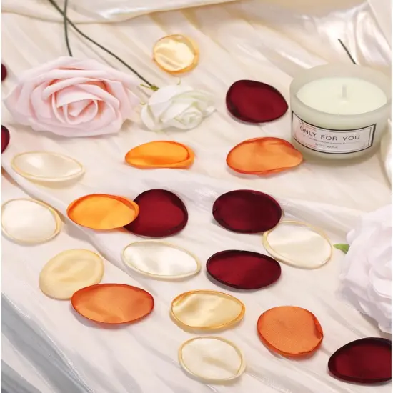 300pcs Artificial Flower Petals - Orange {2}