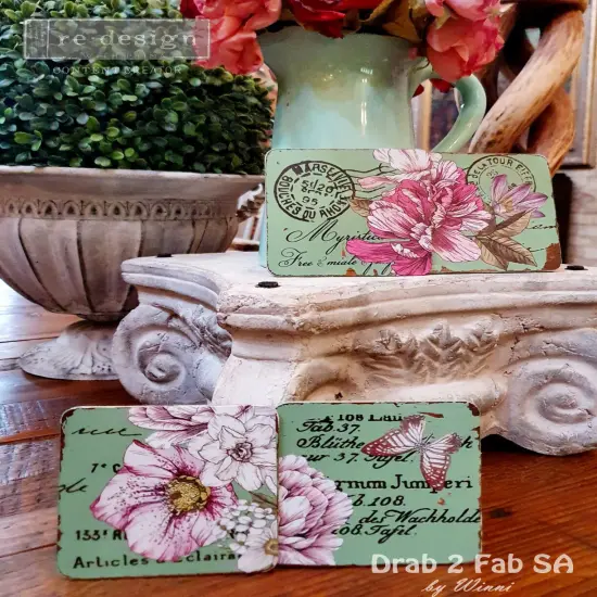 Small Transfers - Dreamy Florals - 3 sheets, 6"x12" {5}