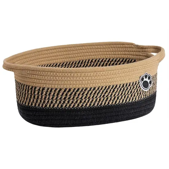 Storage Bin, Baby Basket for Gifting, Wicker Storage Basket for Dog, Cute Basket with Handles {1}