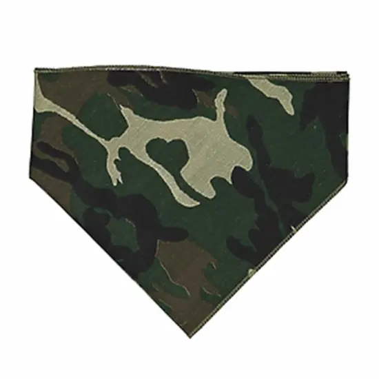 LAT Apparel&reg; Doggie Bandana Green Woodland - gwl {1}