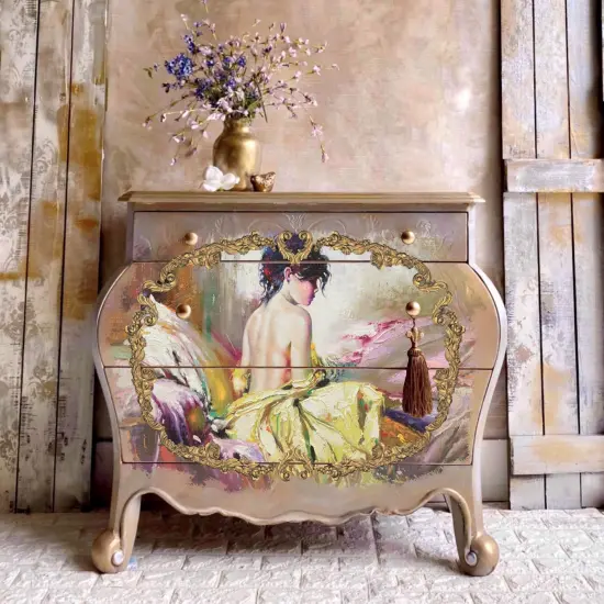 Redesign Decor Moulds&reg; - Delicate Floral Strands - 1 pc, 5"x10", 8mm thickness Copyright #VA0002325609 {2}