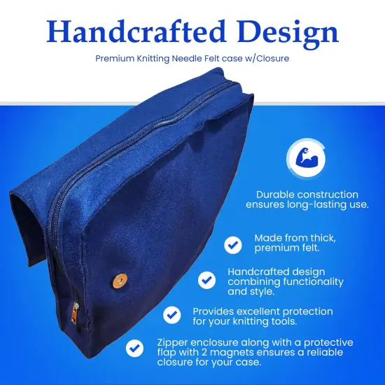 My Two Ladies | 14 Pocket Knitting Needle Or Crochet Hook Case {2}