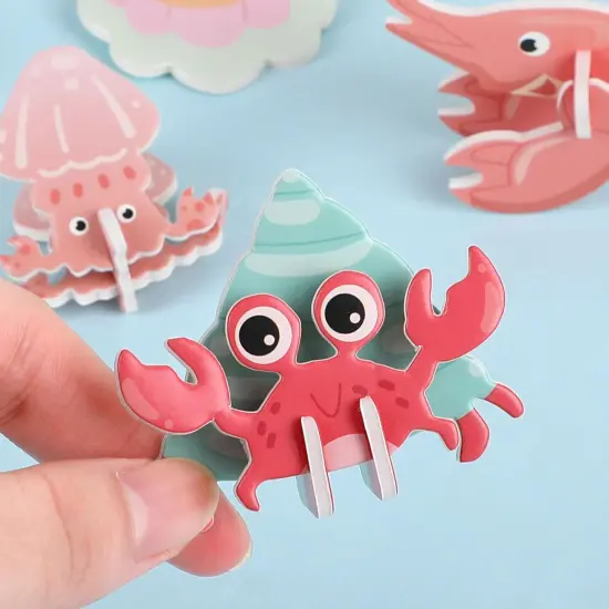 25 Pcs Educational 3D Cartoon Puzzles for Kids {4}