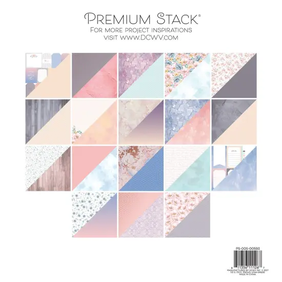 DCWV Double-Sided Cardstock Stack 12"X12" 36/Pkg-Samantha Rose, 18 Designs/2 Each {3}