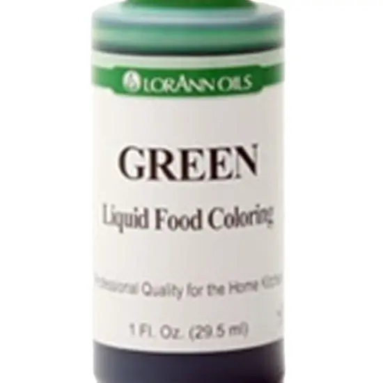 Green Liquid Food Coloring 1 Ounce {6}