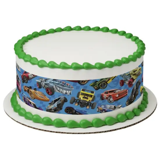 Hot Wheels&trade; No Limits Edible Cake Topper Strips 3ct Image Strips 3ct {1}