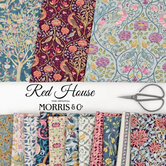 Rosehip Large in Slate (pwwm124.slate) | Red House | The Original Morris & Co | Free Spirit {2}