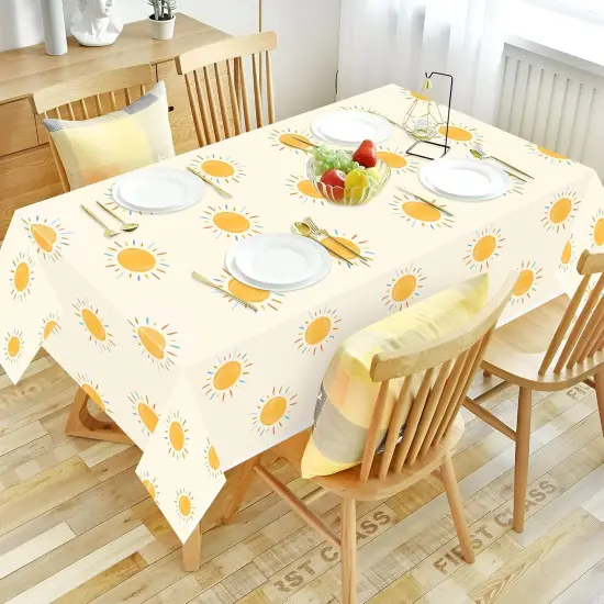 3Pcs Retro Boho Sun Tablecloths {3}