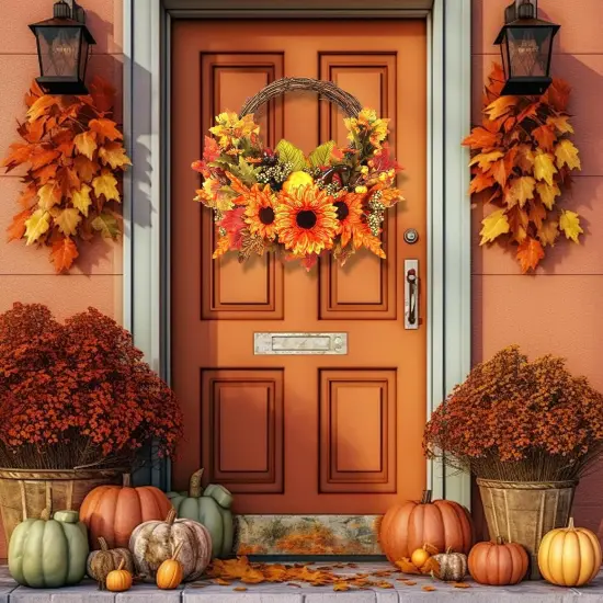 Small Fall Wreaths - 12 inch {5}