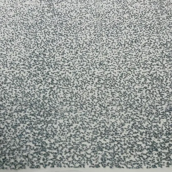 1 Yard Glitter Rhinestone Mesh Fabric Sparkly Sheer Material for Costumes, Gowns & Decor Gold {4}