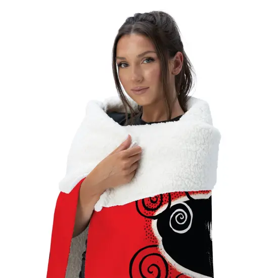 Warner Brothers Beetlejuice Silk Touch Sherpa Throw Blanket So So Strange {3}