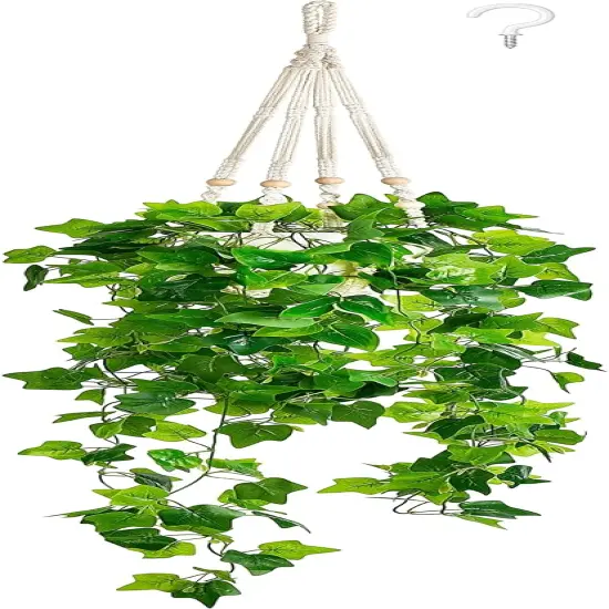 Fake Hanging Plants Artificial Decor {1}
