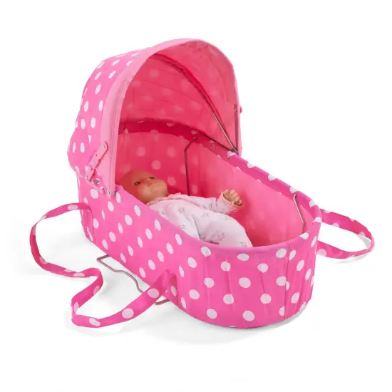 Badger Basket Just Like Mommy 3-in-1 Doll Pram/Carrier/Stroller Pink/Dot {6}