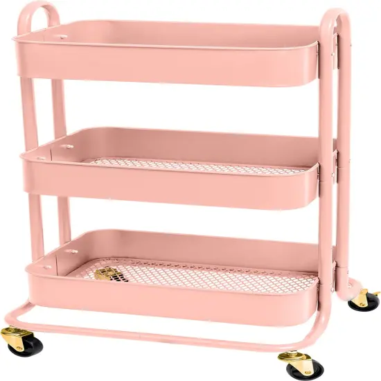 We R A La Cart Storage Cart With Handles-Pink {3}