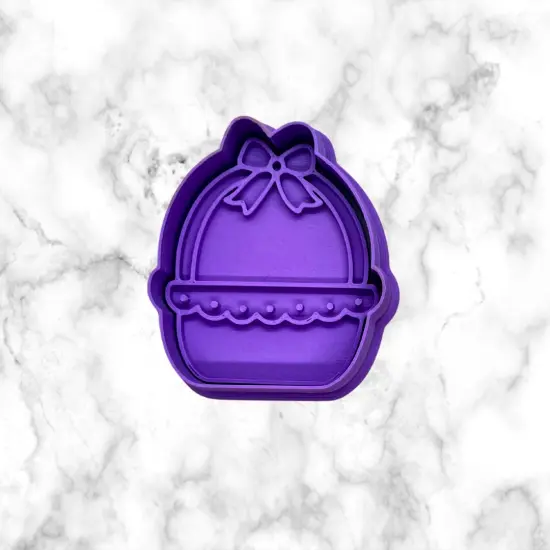 Easter Basket with Bow #2Cutter and Embosser {3}