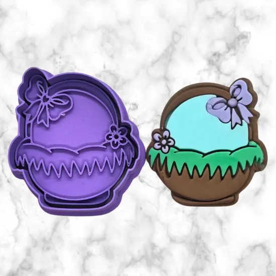 Easter Basket 2 Inch Collection Cutter and Embosser {4}