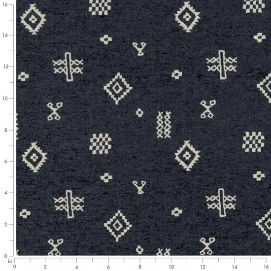 Upholstery Fabric - Blue Abstract & Geometric,Global,Southwestern Upholstery Fabric 54 Inches" {3}