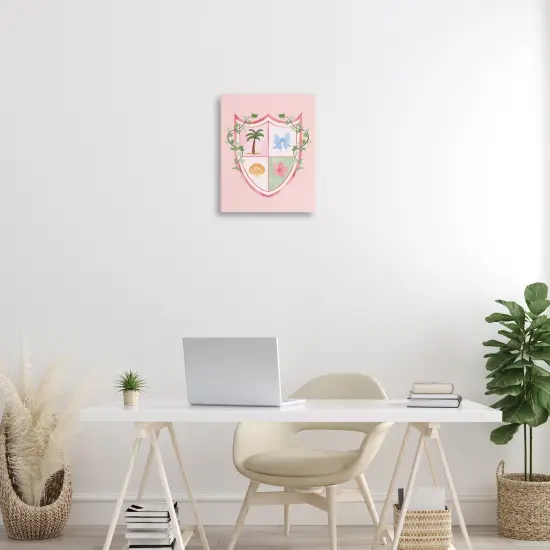 Stupell Industries Nautical Glam Emblem Canvas Wall Art Design by Hey Bre! Creative Studio {2}